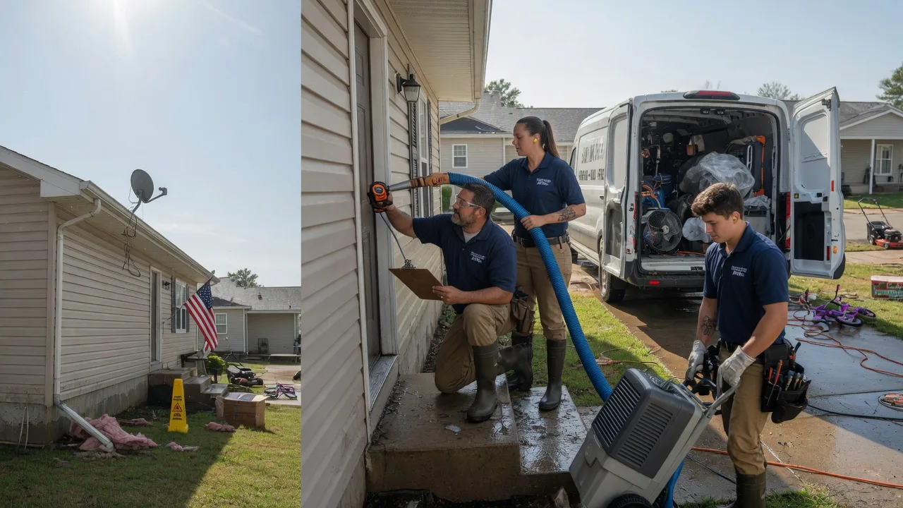 Ceiling Water Damage Restoration in Rushville, NE near me